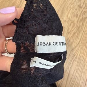 Urban Outfitters Black Lace Detail
